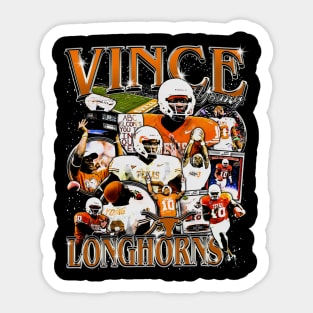 Vince Young College Vintage Bootleg Sticker